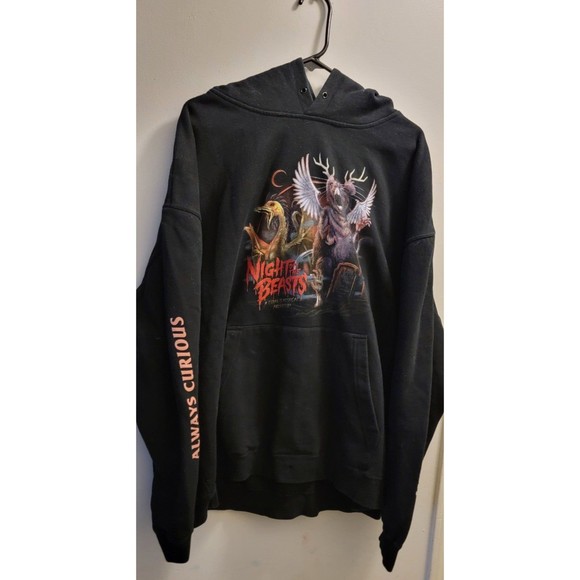 CLOAK IS MYTHICAL Black Night of the Beasts Production Hoodie - Picture 1 of 3